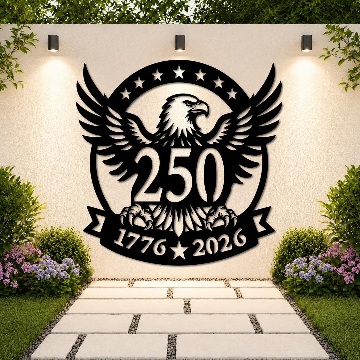 Art Mural Metalik – Amerika – 250-Vjetori – punim artizanal çeliku nga AR-TI Atelier – foto 3