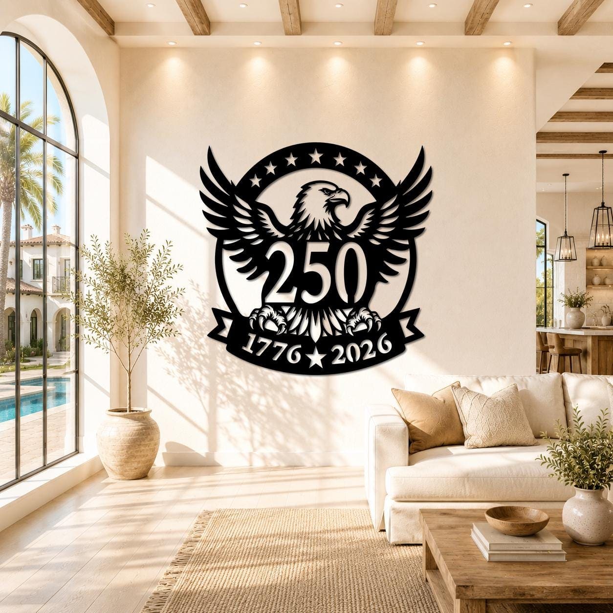 Art Mural Metalik – Amerika – 250-Vjetori – punim artizanal çeliku nga AR-TI Atelier – foto 4