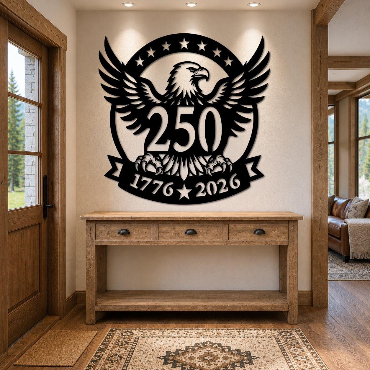 Art Mural Metalik – Amerika – 250-Vjetori – punim artizanal çeliku nga AR-TI Atelier – foto 5