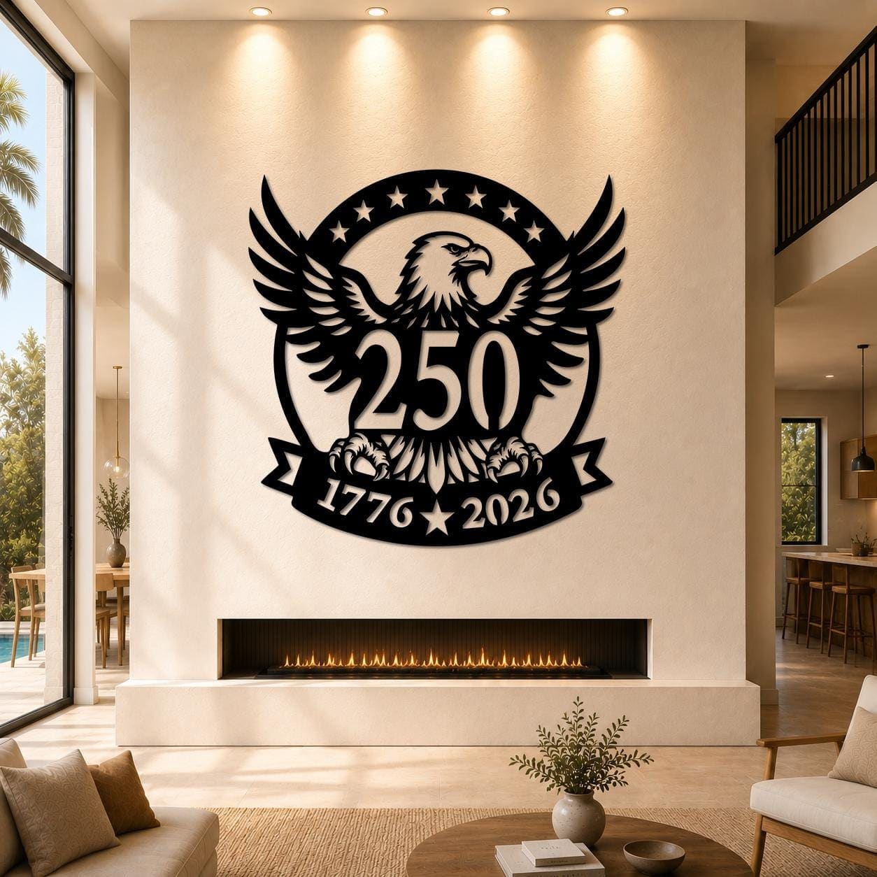 Art Mural Metalik – Amerika – 250-Vjetori – punim artizanal çeliku nga AR-TI Atelier – foto 10