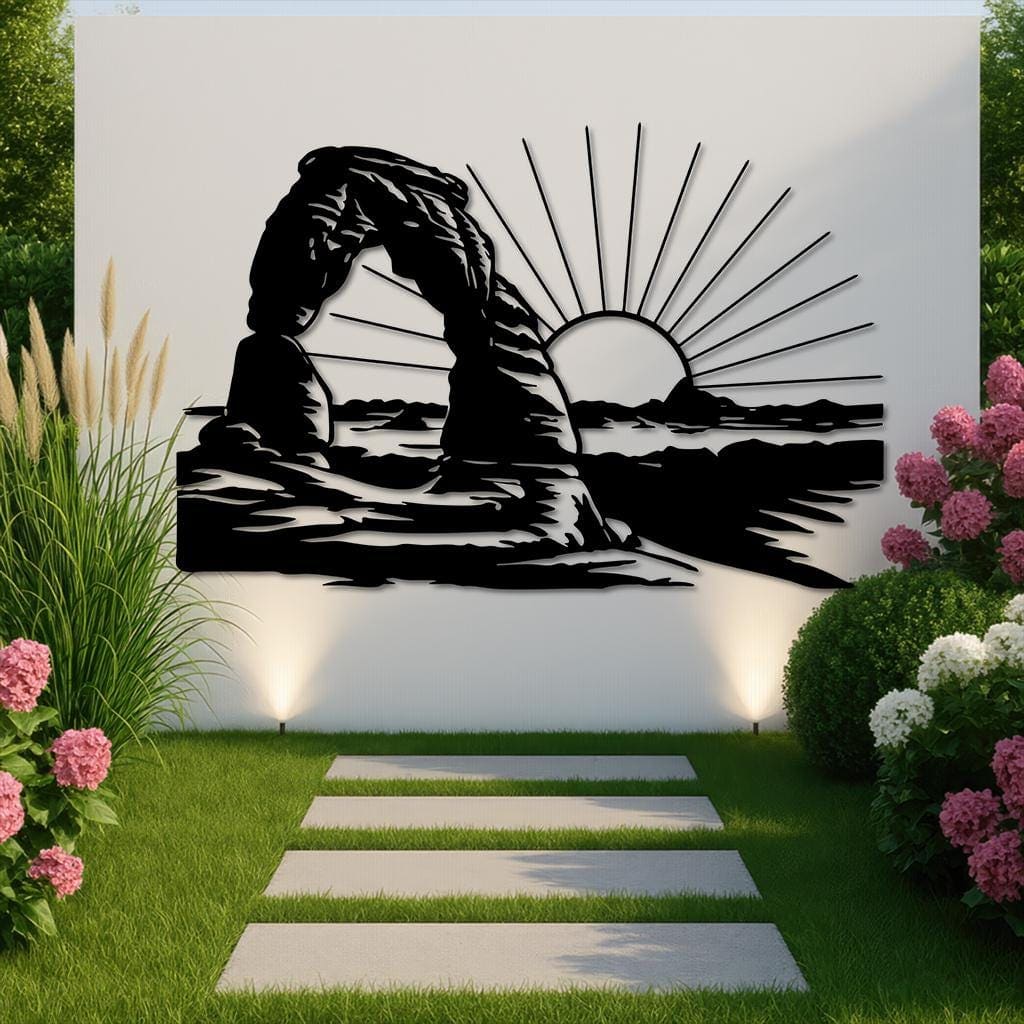 Art Mural Metalik – Arches National Park – punim artizanal çeliku nga AR-TI Atelier – foto 2