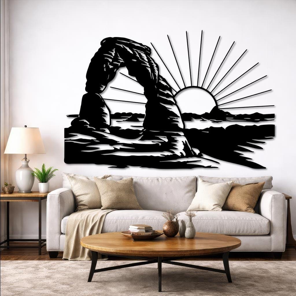 Art Mural Metalik – Arches National Park – punim artizanal çeliku nga AR-TI Atelier – foto 8