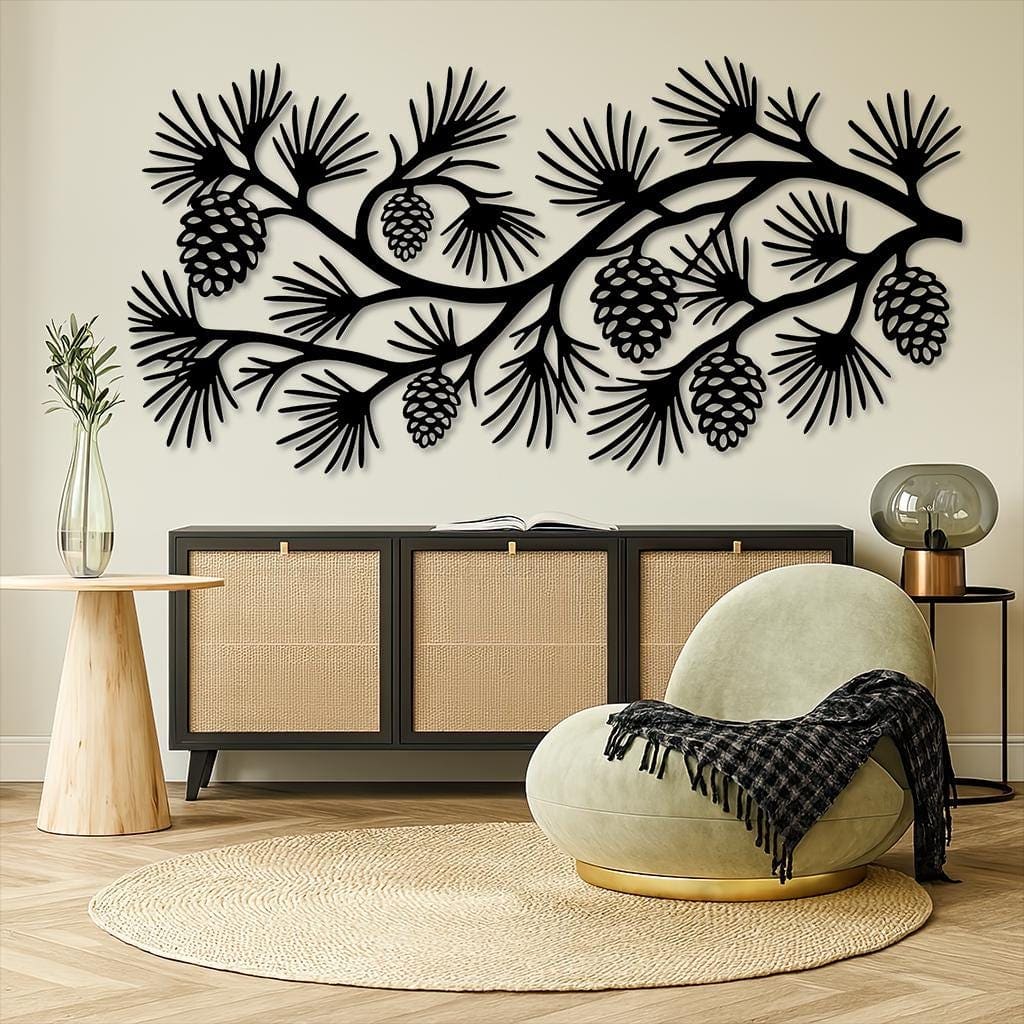 Art Mural Metalik – Boçja e Pishës – punim artizanal çeliku nga AR-TI Atelier – foto 4