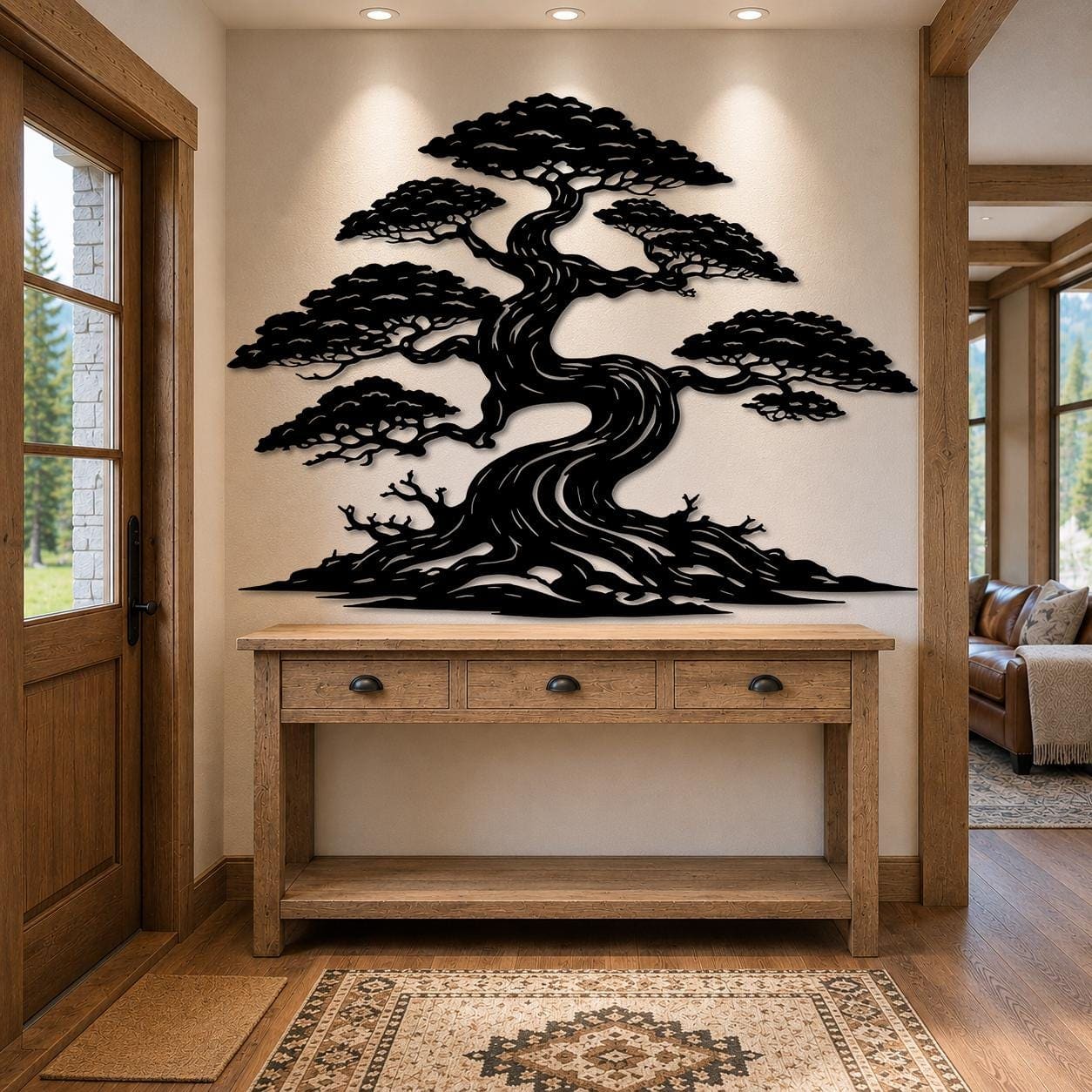 Art Mural Metalik – Bonsai Gjigant – punim artizanal çeliku nga AR-TI Atelier – foto 2