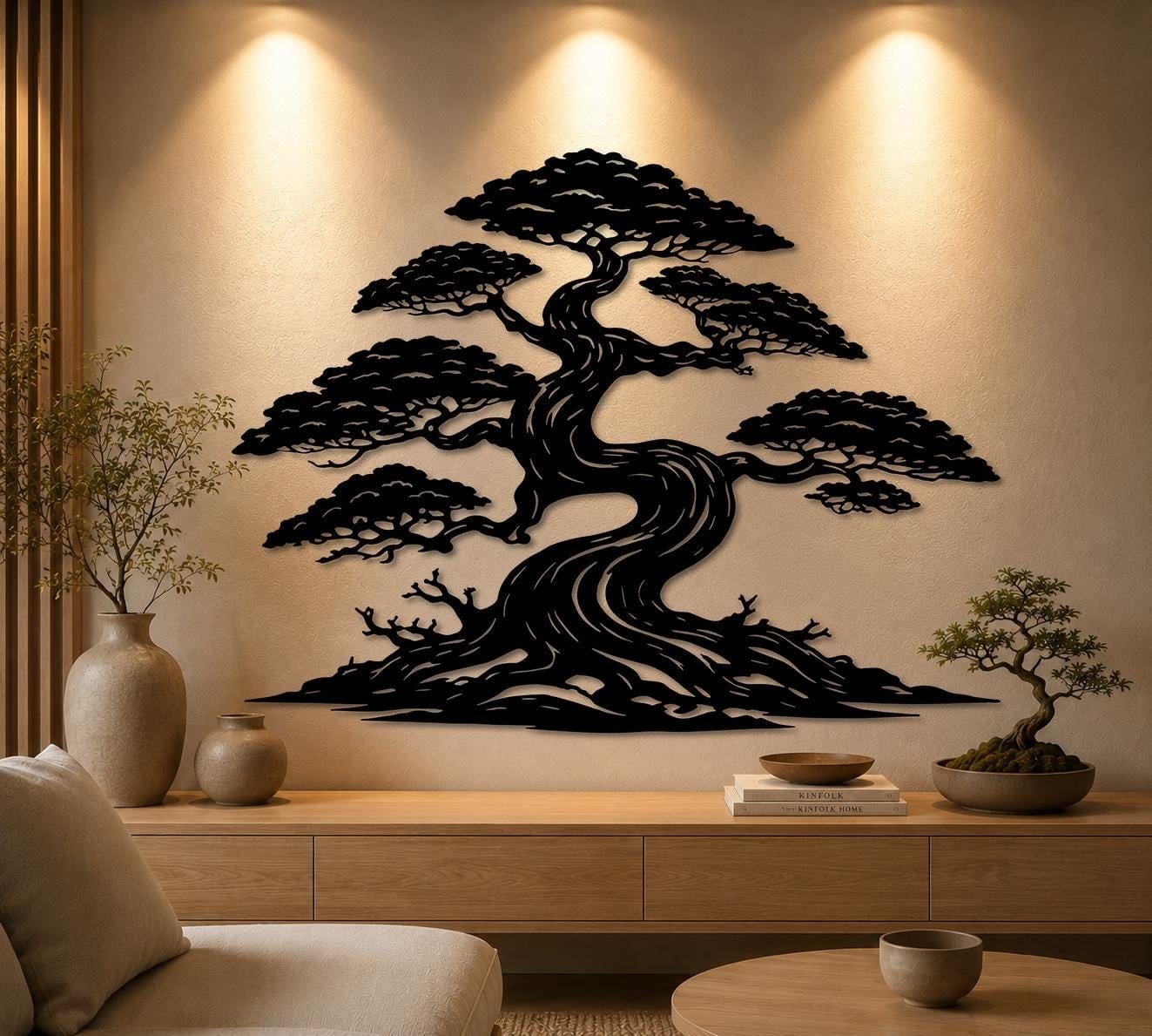 Art Mural Metalik – Bonsai Gjigant – punim artizanal çeliku nga AR-TI Atelier – foto 3