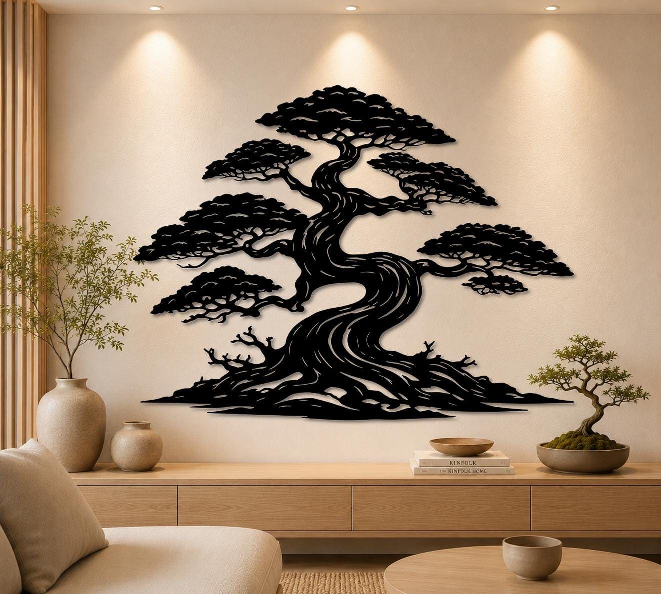 Art Mural Metalik – Bonsai Gjigant – punim artizanal çeliku nga AR-TI Atelier – foto 4