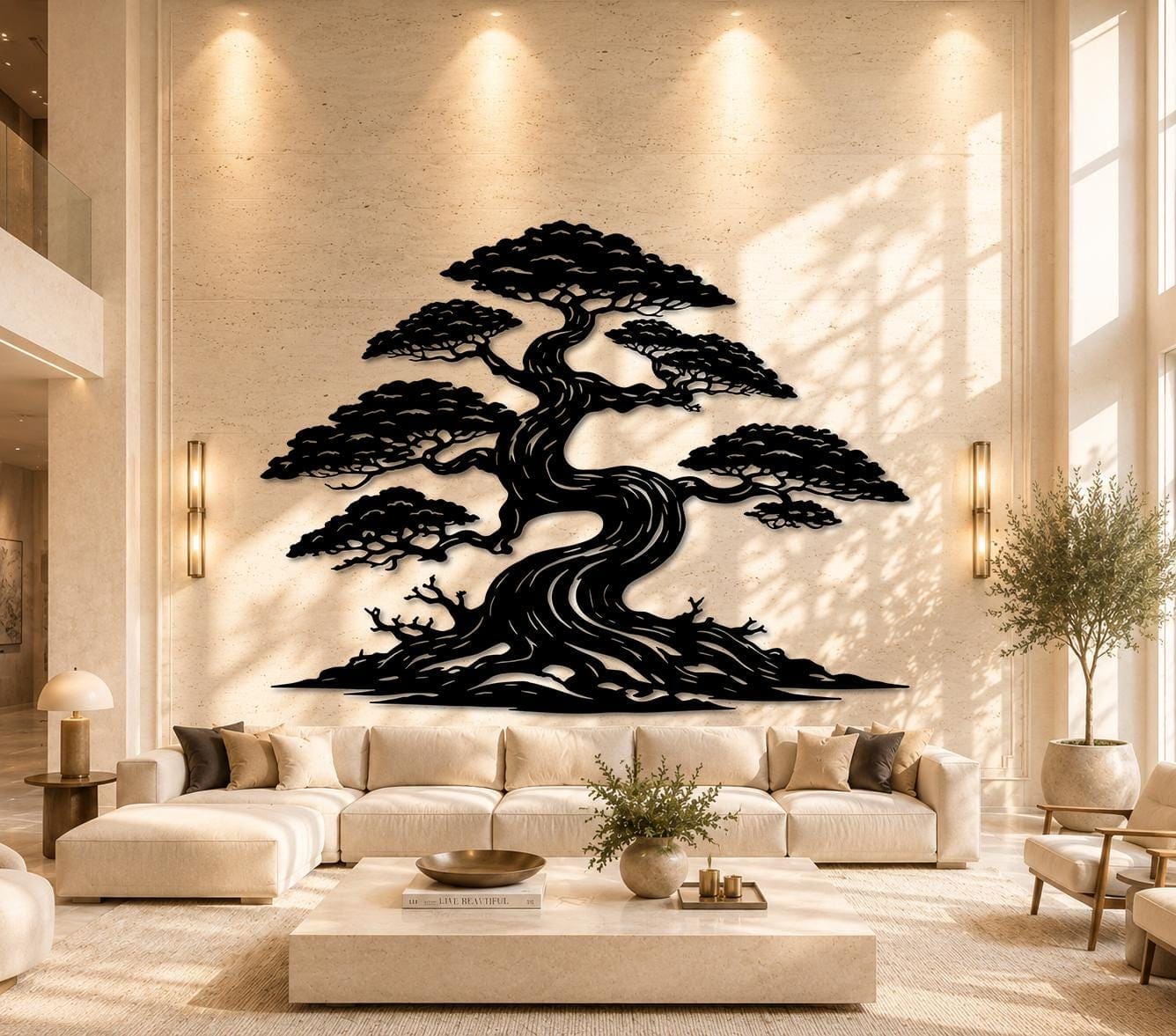 Art Mural Metalik – Bonsai Gjigant – punim artizanal çeliku nga AR-TI Atelier – foto 5