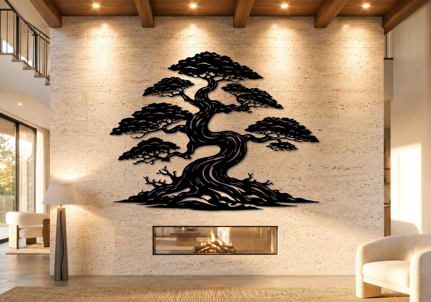Art Mural Metalik – Bonsai Gjigant – punim artizanal çeliku nga AR-TI Atelier – foto 6