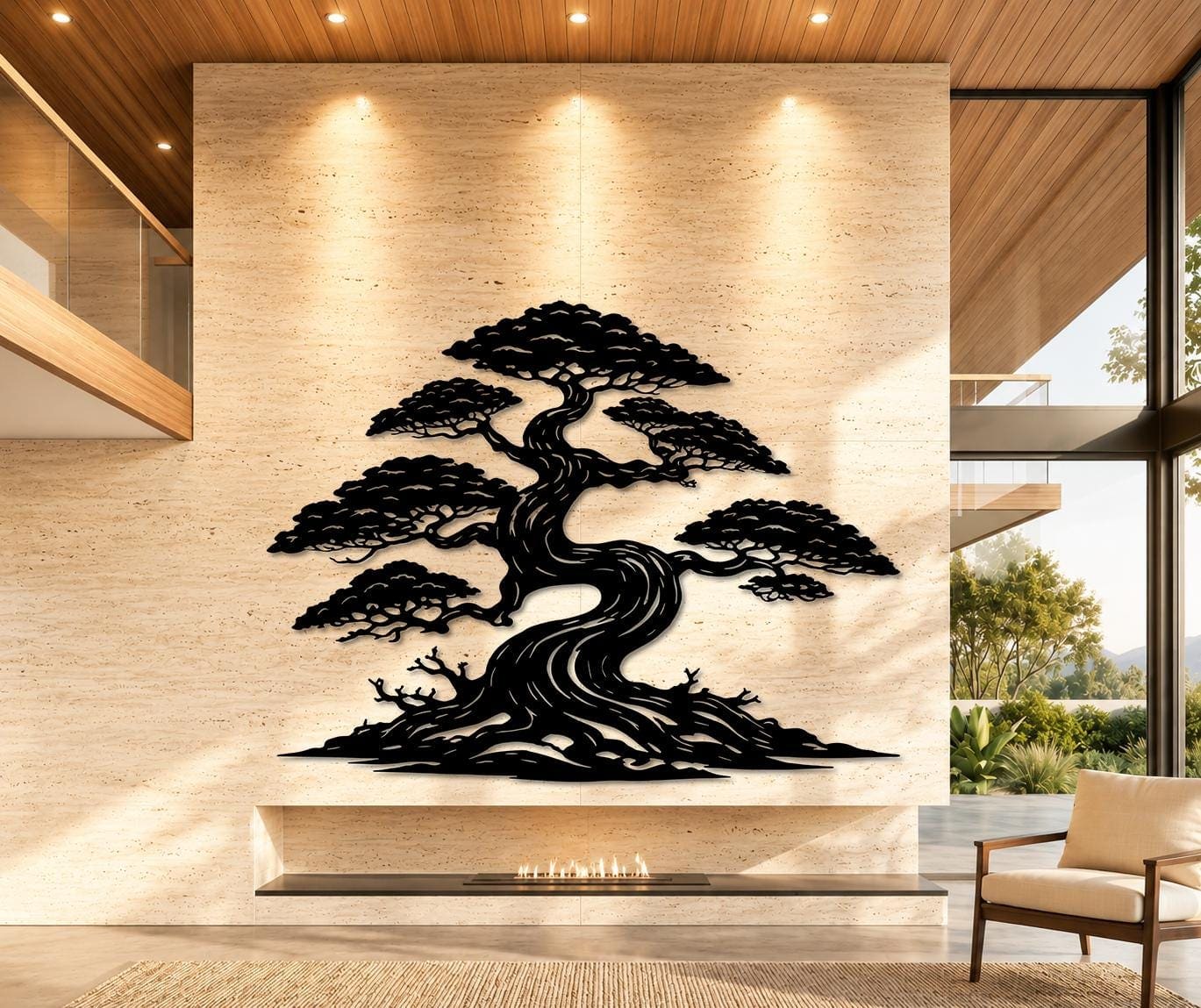 Art Mural Metalik – Bonsai Gjigant – punim artizanal çeliku nga AR-TI Atelier – foto 7