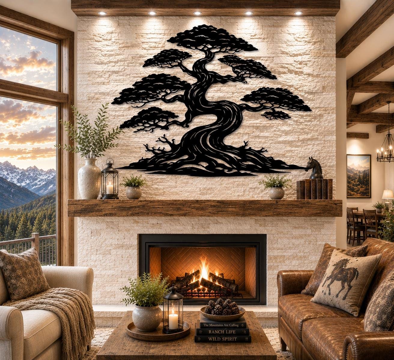 Art Mural Metalik – Bonsai Gjigant – punim artizanal çeliku nga AR-TI Atelier – foto 8