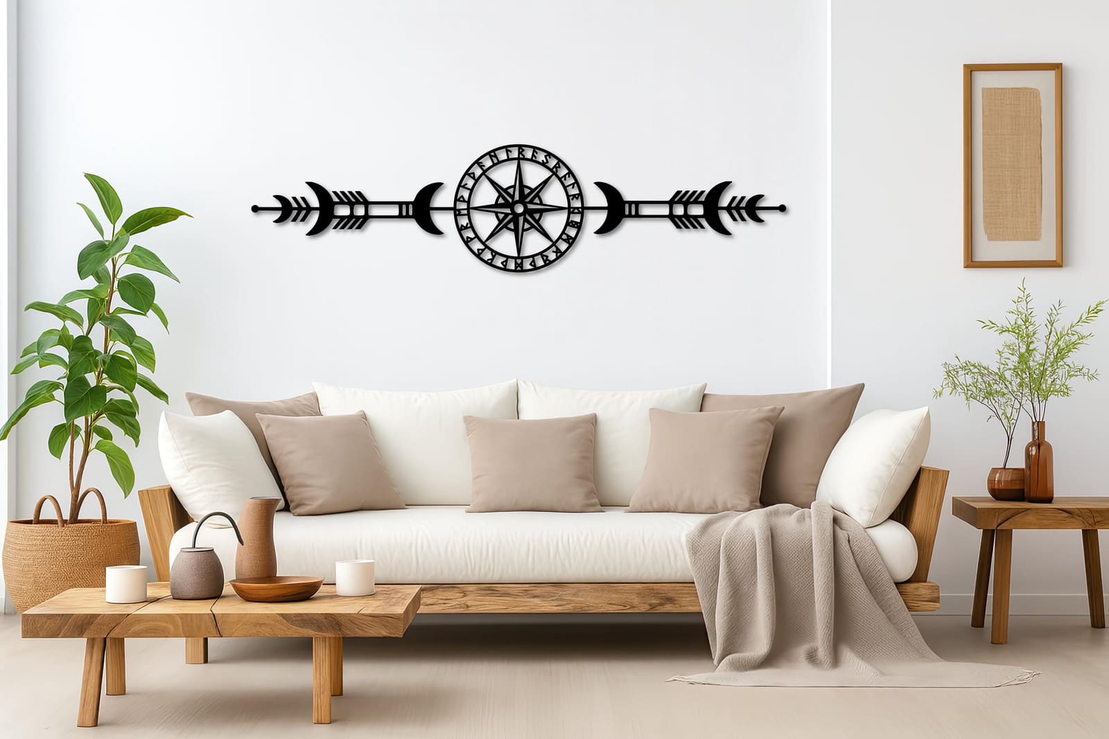 Art Mural Metalik – Busulla – punim artizanal çeliku nga AR-TI Atelier – foto 3