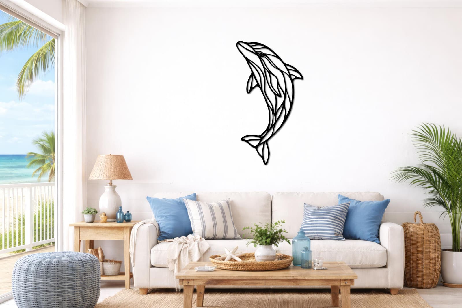 Art Mural Metalik – Delfini – punim artizanal çeliku nga AR-TI Atelier – foto 9