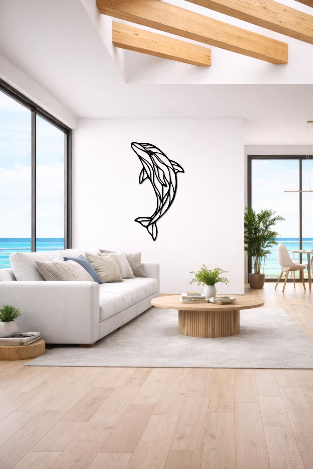 Art Mural Metalik – Delfini – punim artizanal çeliku nga AR-TI Atelier – foto 10