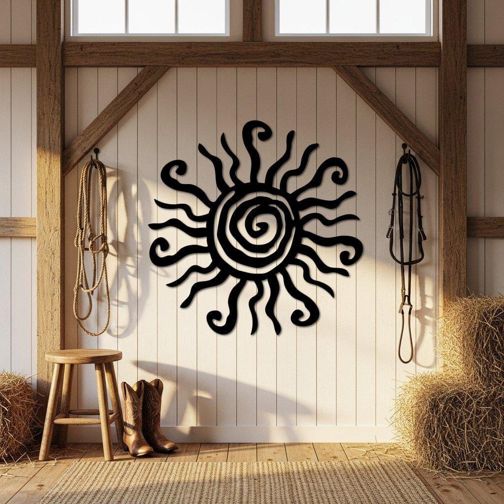 Art Mural Metalik – Dielli Artistik – punim artizanal çeliku nga AR-TI Atelier – foto 10