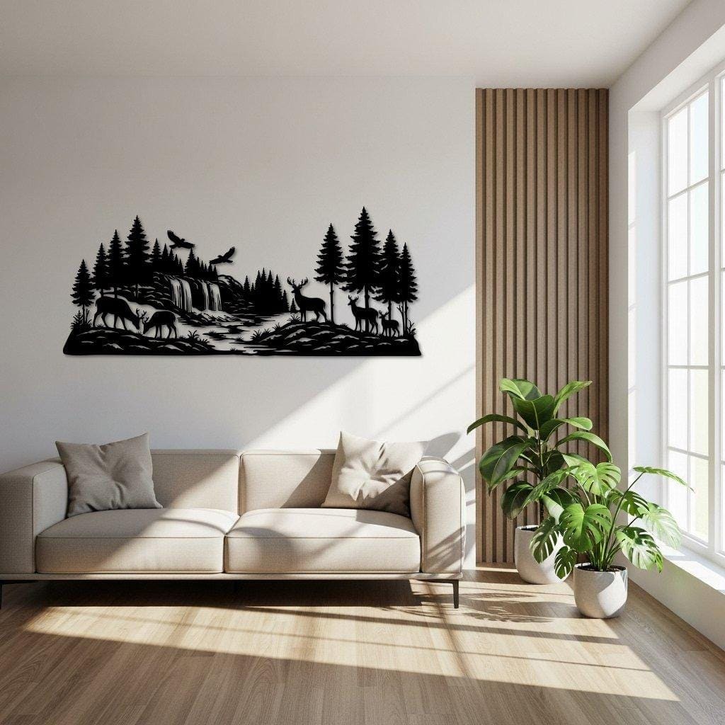 Art Mural Metalik – Dreri · Modeli 3 – punim artizanal çeliku nga AR-TI Atelier – foto 4