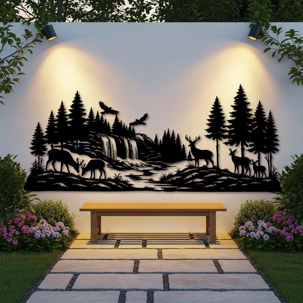 Art Mural Metalik – Dreri · Modeli 3 – punim artizanal çeliku nga AR-TI Atelier – foto 5
