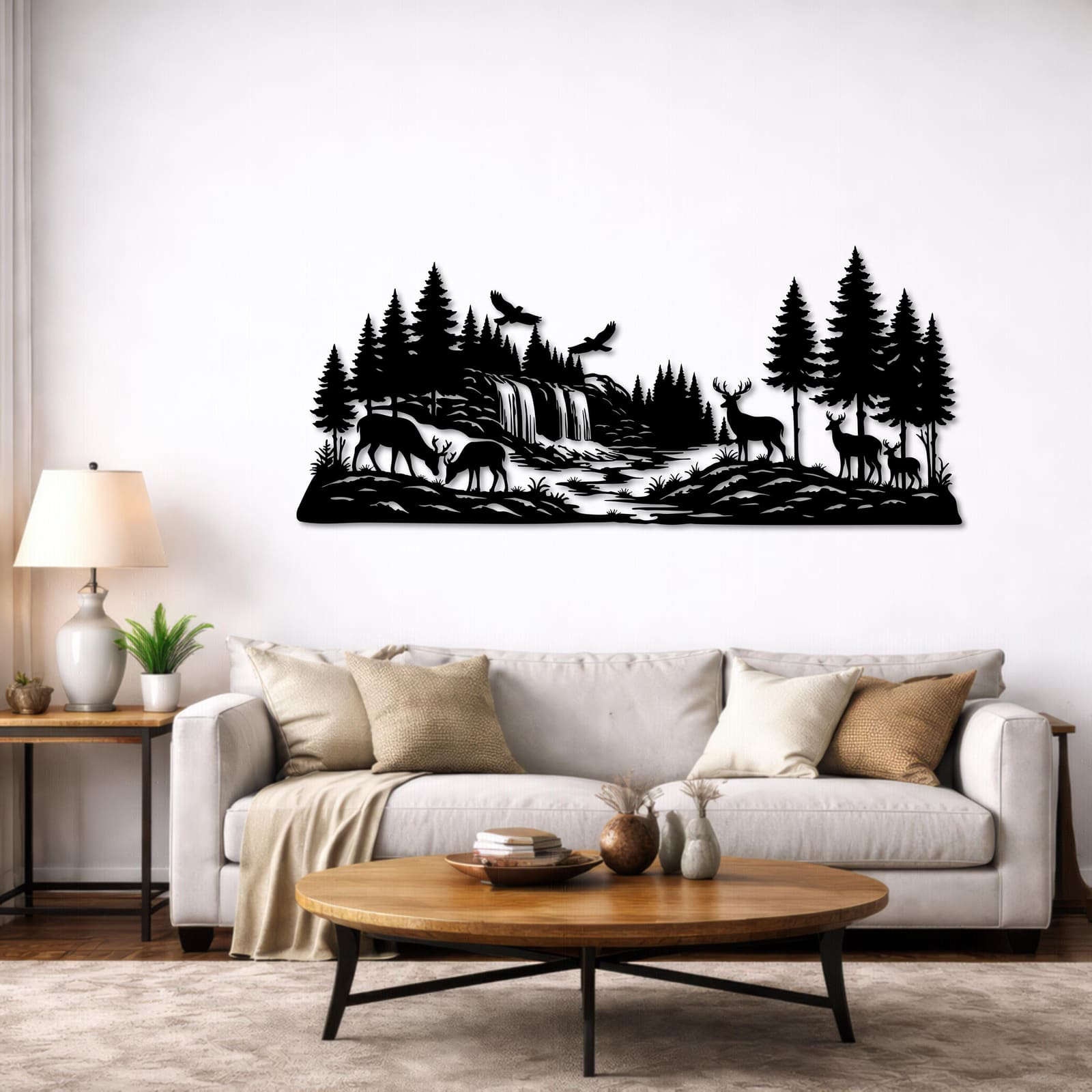 Art Mural Metalik – Dreri · Modeli 3 – punim artizanal çeliku nga AR-TI Atelier – foto 6