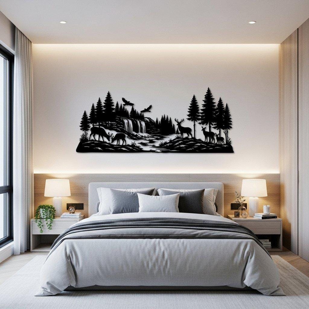 Art Mural Metalik – Dreri · Modeli 3 – punim artizanal çeliku nga AR-TI Atelier – foto 7