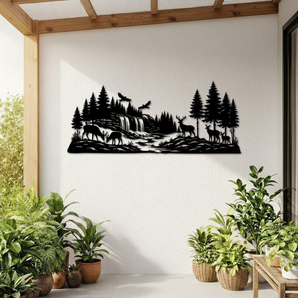 Art Mural Metalik – Dreri · Modeli 3 – punim artizanal çeliku nga AR-TI Atelier – foto 8