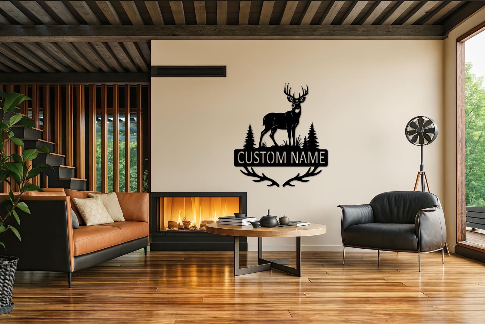 Art Mural Metalik – Dreri · Modeli 4 – punim artizanal çeliku nga AR-TI Atelier – foto 9