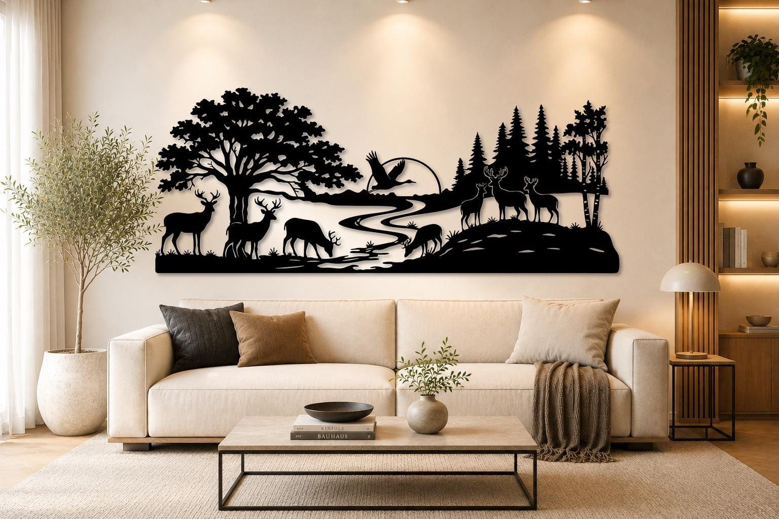 Art Mural Metalik – Dreri · Modeli 5 – punim artizanal çeliku nga AR-TI Atelier – foto 3