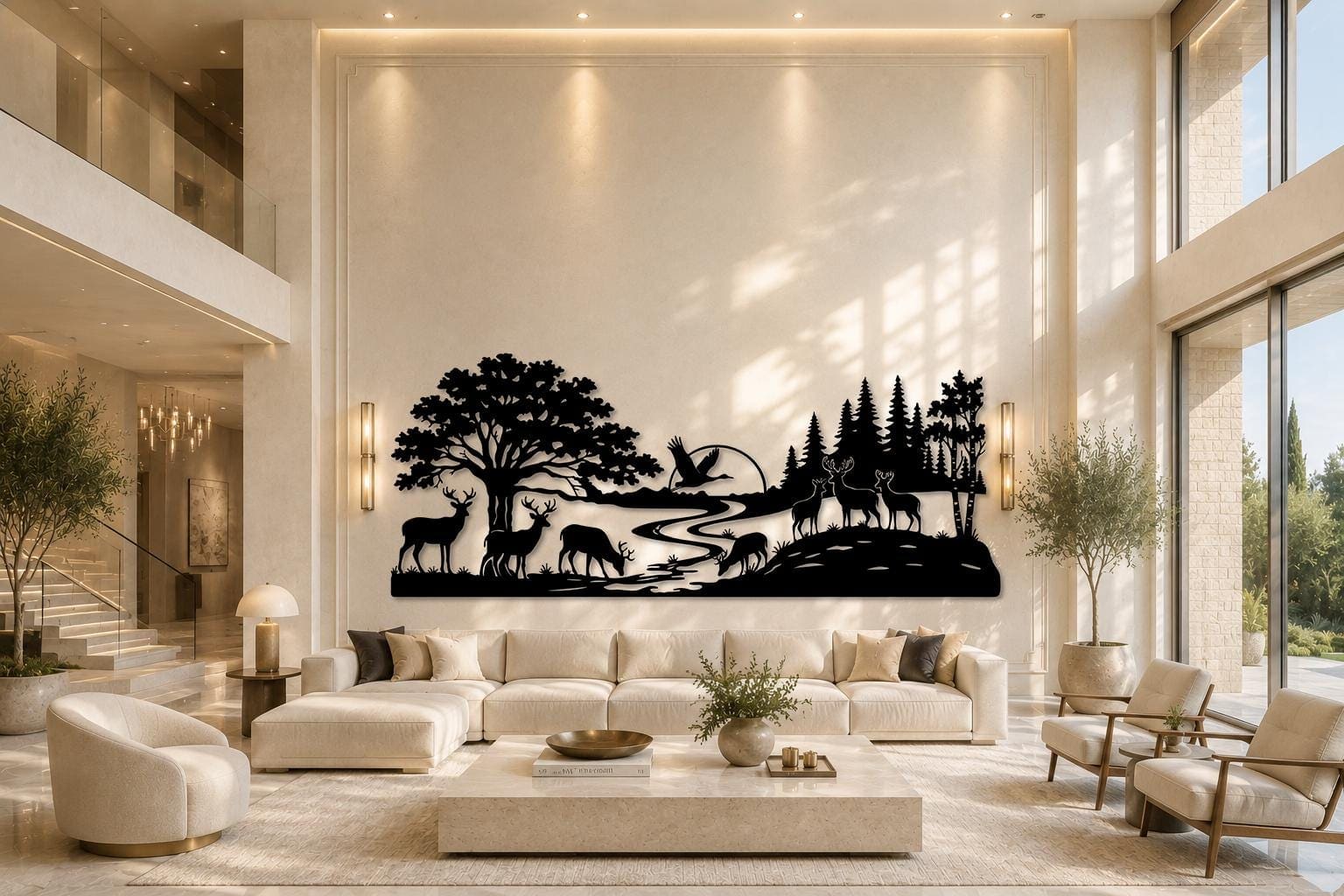 Art Mural Metalik – Dreri · Modeli 5 – punim artizanal çeliku nga AR-TI Atelier – foto 4