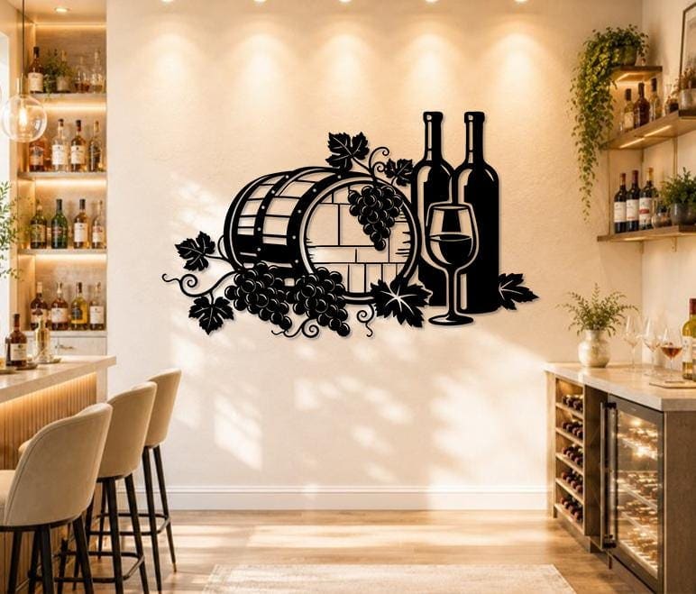 Art Mural Metalik – Fuçia e Verës – punim artizanal nga AR-TI Atelier