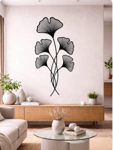 Art Mural Metalik – Ginkgo Biloba – punim artizanal çeliku nga AR-TI Atelier – foto 4