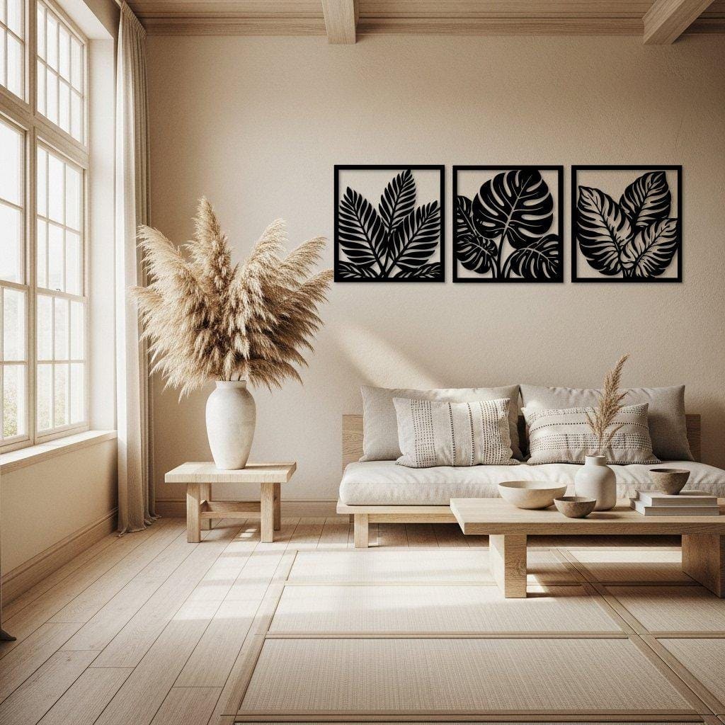 Art Mural Metalik – Gjethe për Oborr – punim artizanal çeliku nga AR-TI Atelier – foto 9