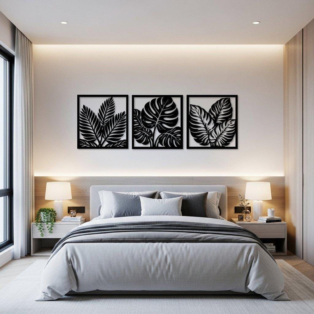 Art Mural Metalik – Gjethe për Oborr – punim artizanal çeliku nga AR-TI Atelier – foto 10