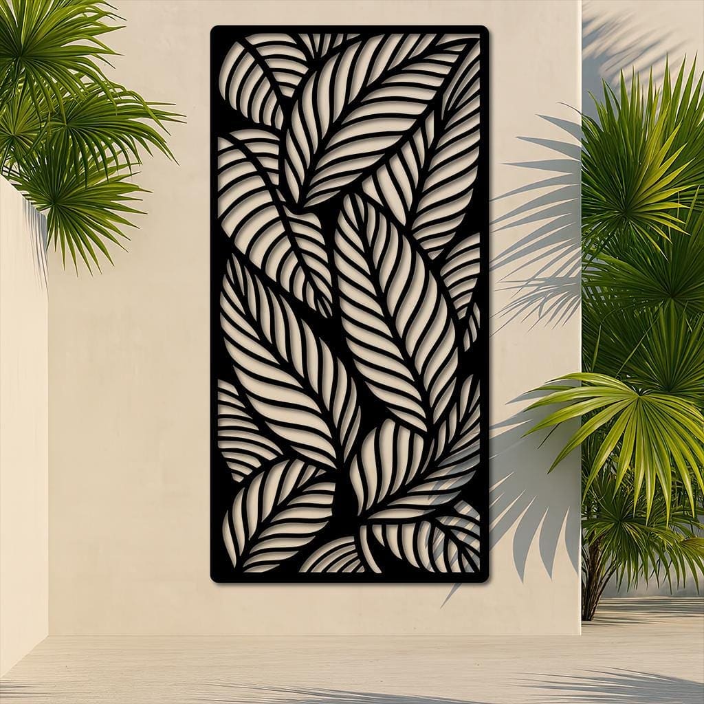 Art Mural Metalik – Gjethja Botanike – punim artizanal çeliku nga AR-TI Atelier – foto 4