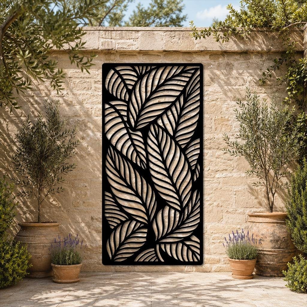 Art Mural Metalik – Gjethja Botanike – punim artizanal çeliku nga AR-TI Atelier – foto 5