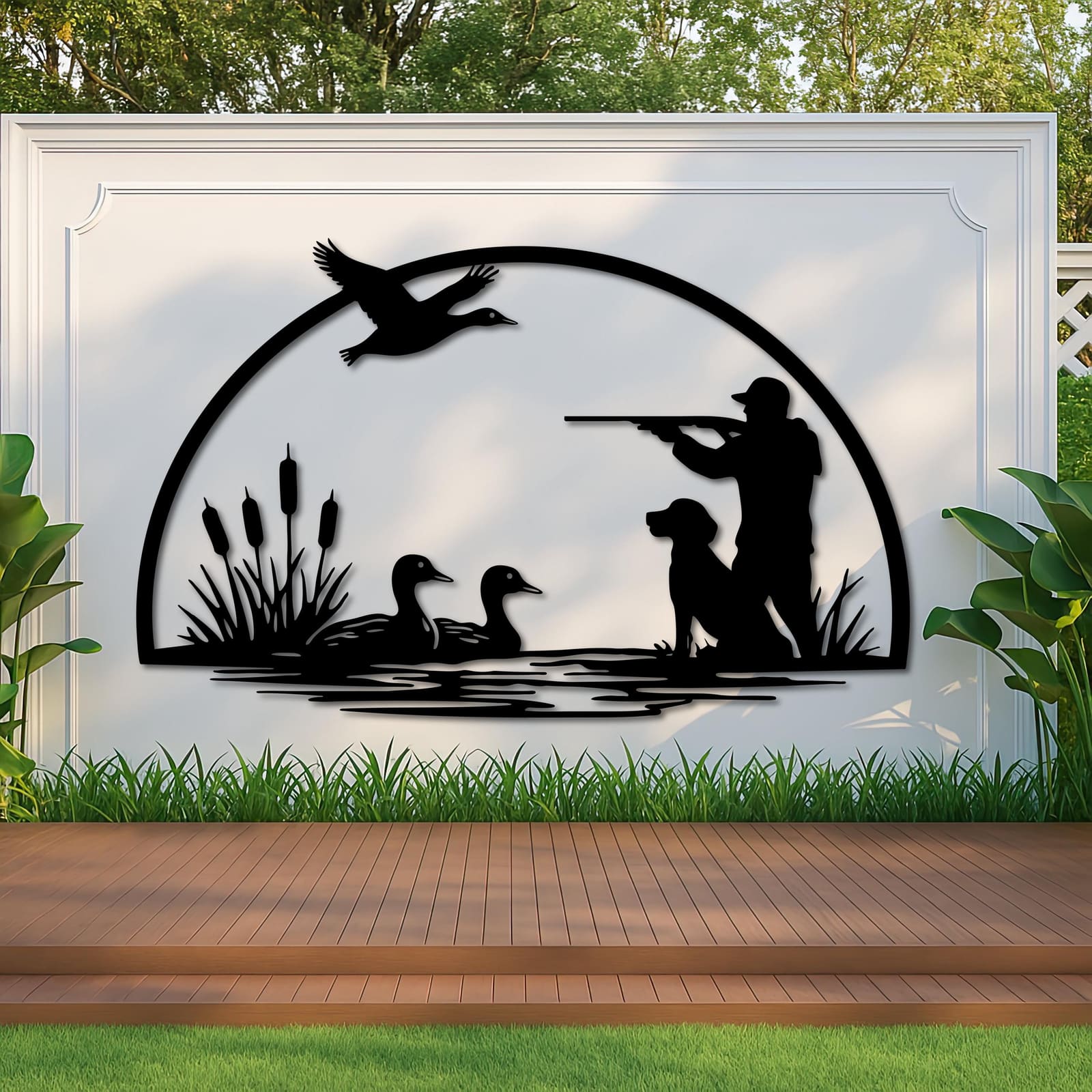 Art Mural Metalik – Gjuetia e Rosave – punim artizanal çeliku nga AR-TI Atelier – foto 4