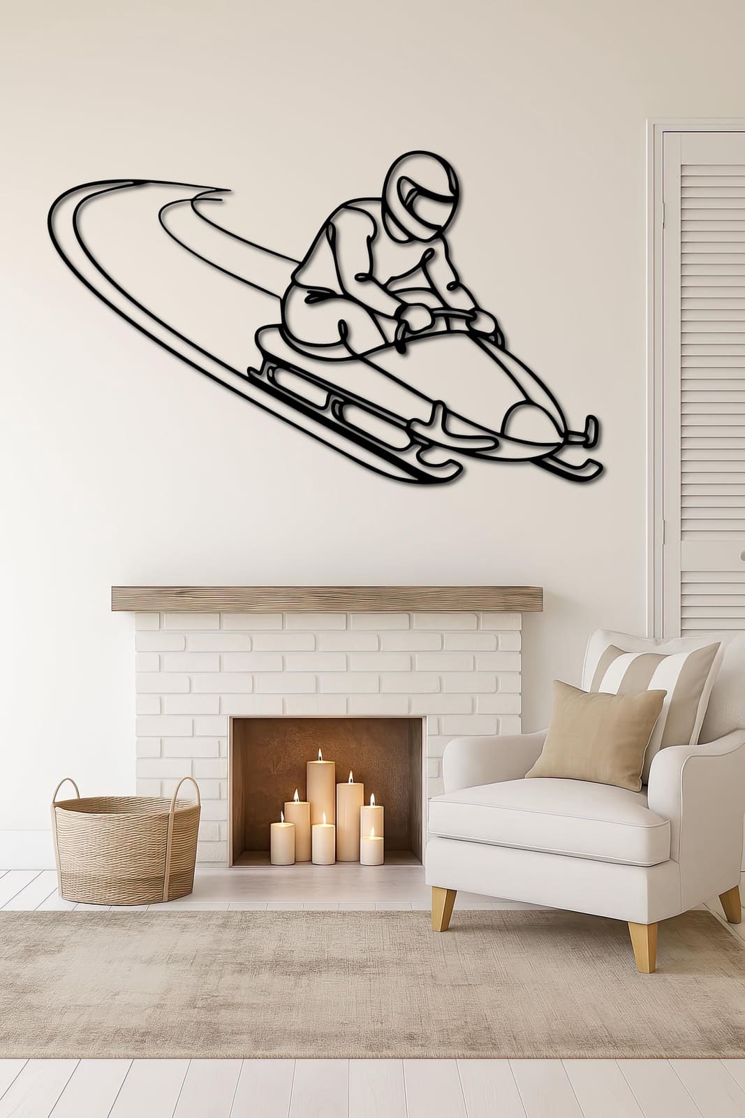 Art Mural Metalik – Go-Kart – punim artizanal çeliku nga AR-TI Atelier – foto 2