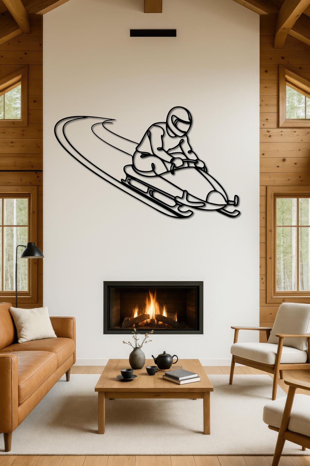 Art Mural Metalik – Go-Kart – punim artizanal çeliku nga AR-TI Atelier – foto 3