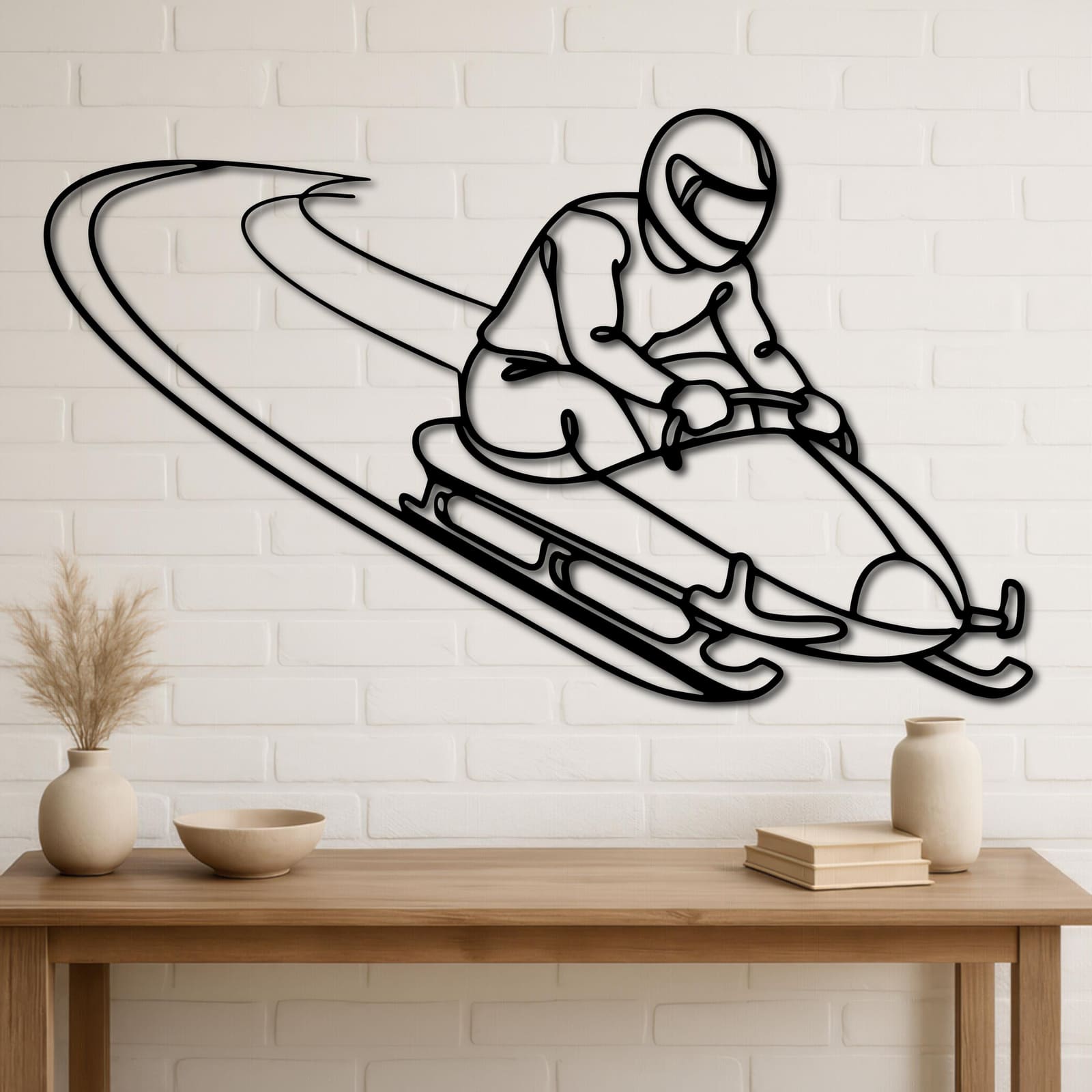 Art Mural Metalik – Go-Kart – punim artizanal çeliku nga AR-TI Atelier – foto 4