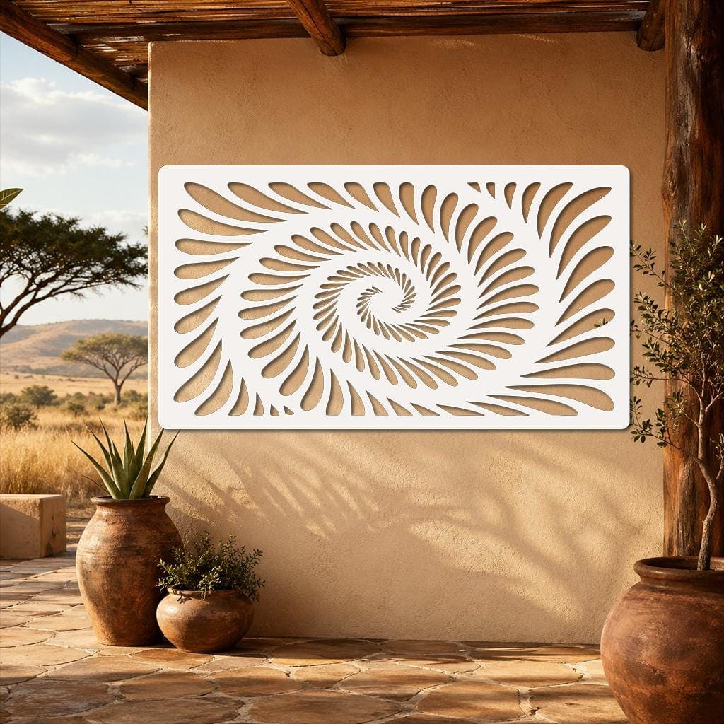 Art Mural Metalik – Iluzioni Optik Spirale – punim artizanal çeliku nga AR-TI Atelier – foto 10
