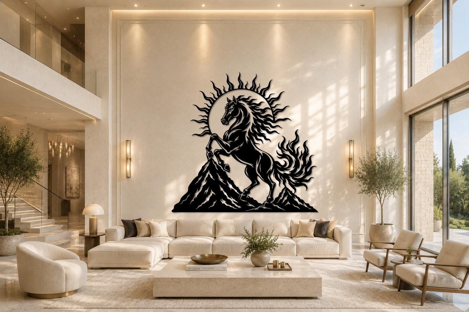 Art Mural Metalik – Kali i Zjarrtë – punim artizanal çeliku nga AR-TI Atelier – foto 6
