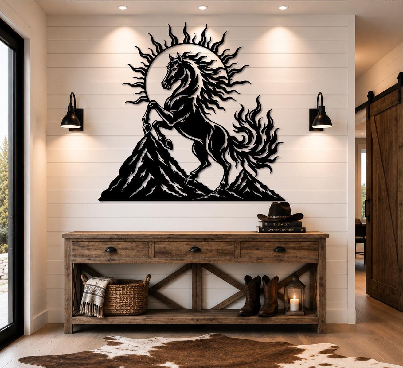 Art Mural Metalik – Kali i Zjarrtë – punim artizanal çeliku nga AR-TI Atelier – foto 9