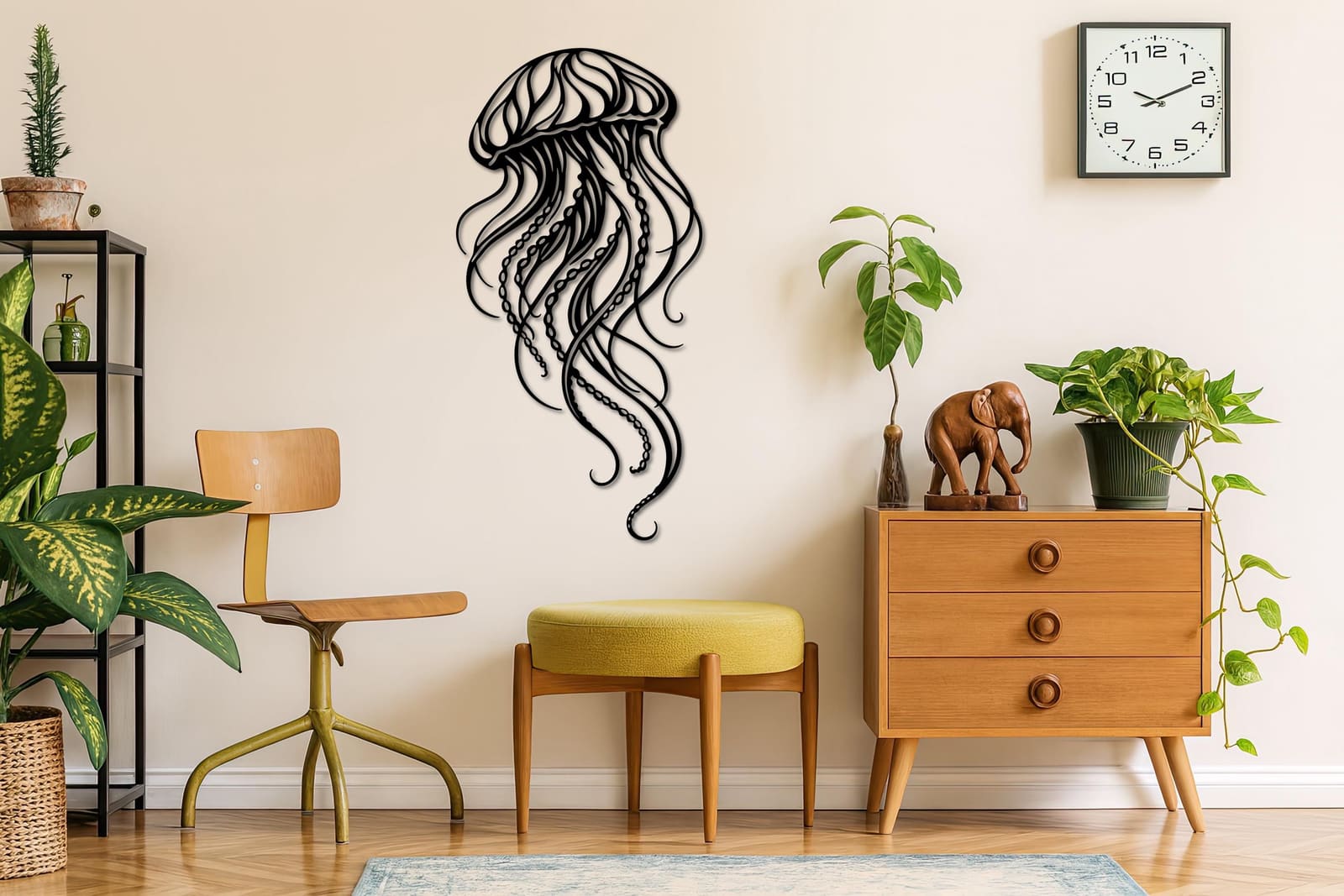 Art Mural Metalik – Kandili i Detit – punim artizanal çeliku nga AR-TI Atelier – foto 3