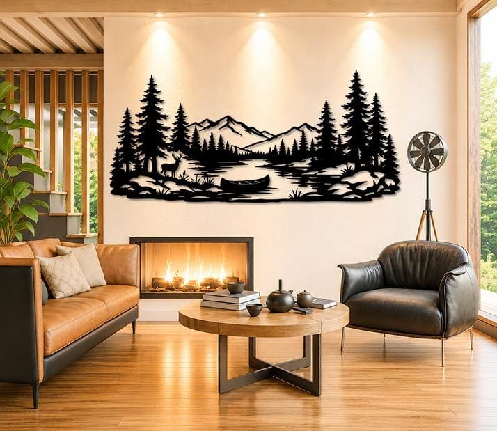 Art Mural Metalik – Kasollja Malore – punim artizanal çeliku nga AR-TI Atelier – foto 4