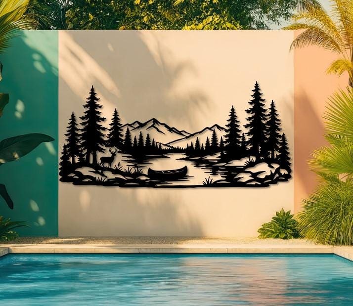 Art Mural Metalik – Kasollja Malore – punim artizanal çeliku nga AR-TI Atelier – foto 7