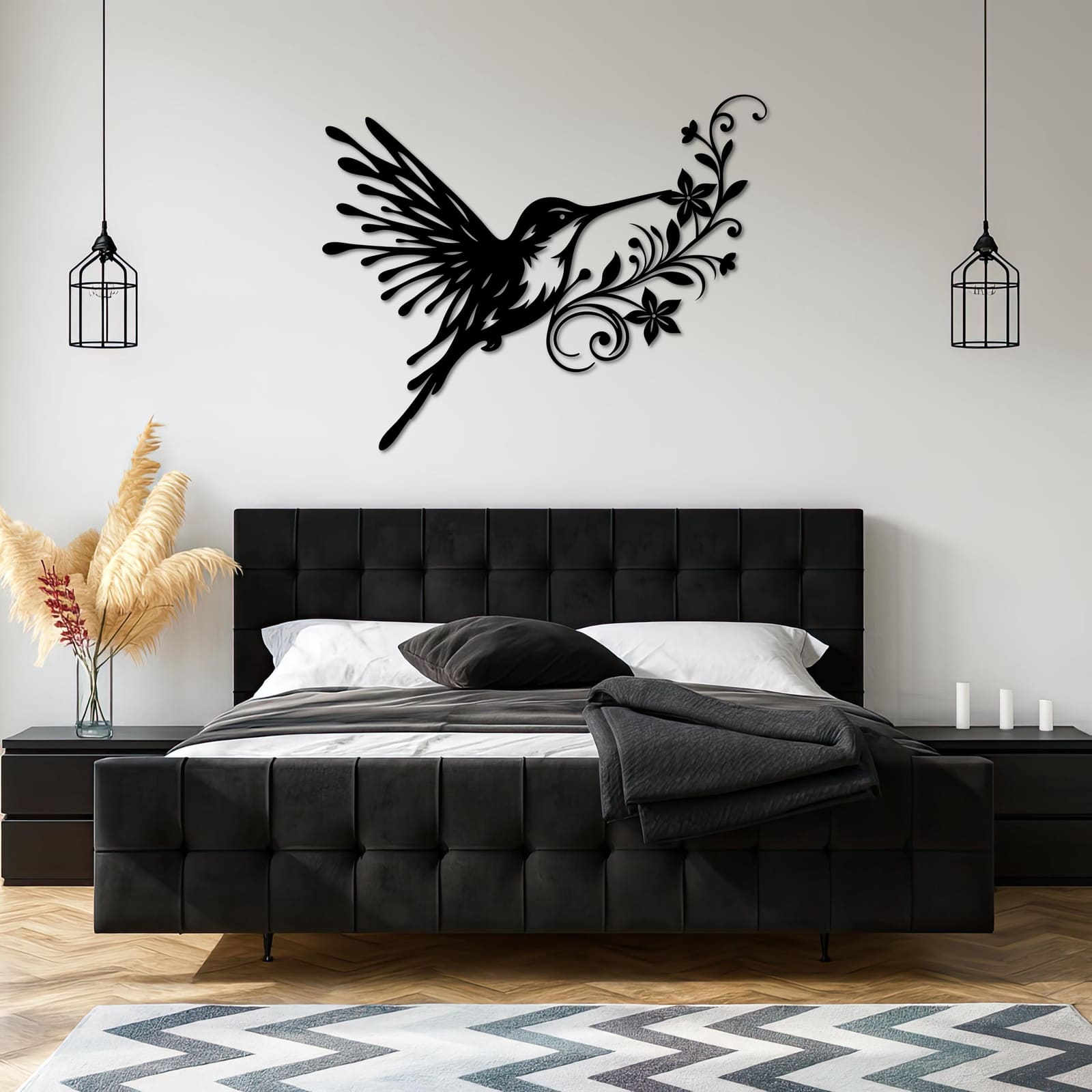 Art Mural Metalik – Kolibri · Modeli 2 – punim artizanal çeliku nga AR-TI Atelier – foto 7
