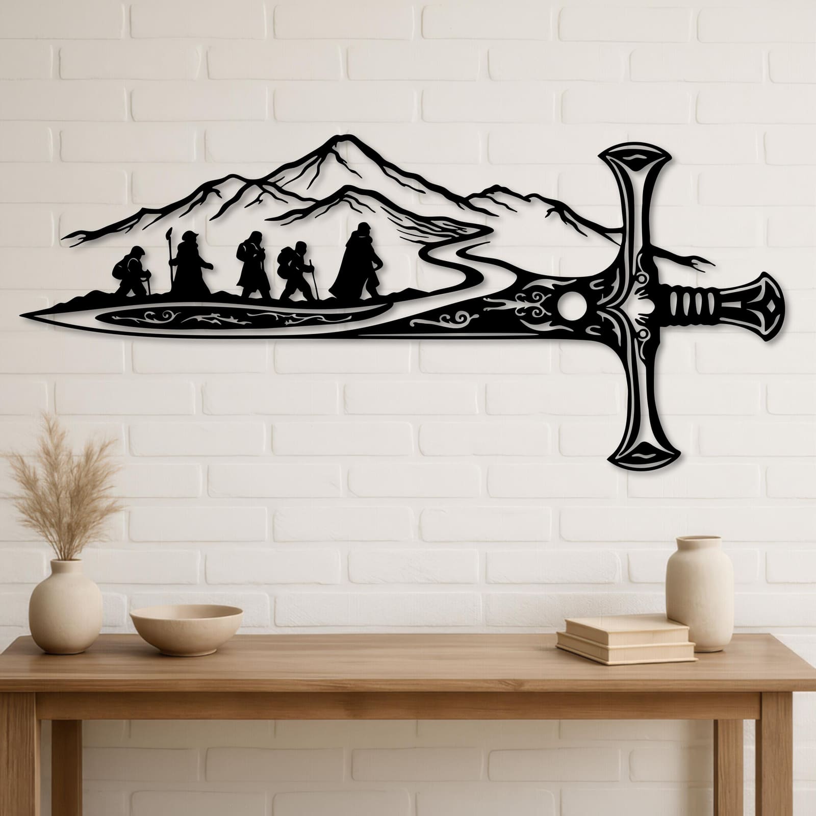Art Mural Metalik – Lord Of The Rings – punim artizanal çeliku nga AR-TI Atelier – foto 9