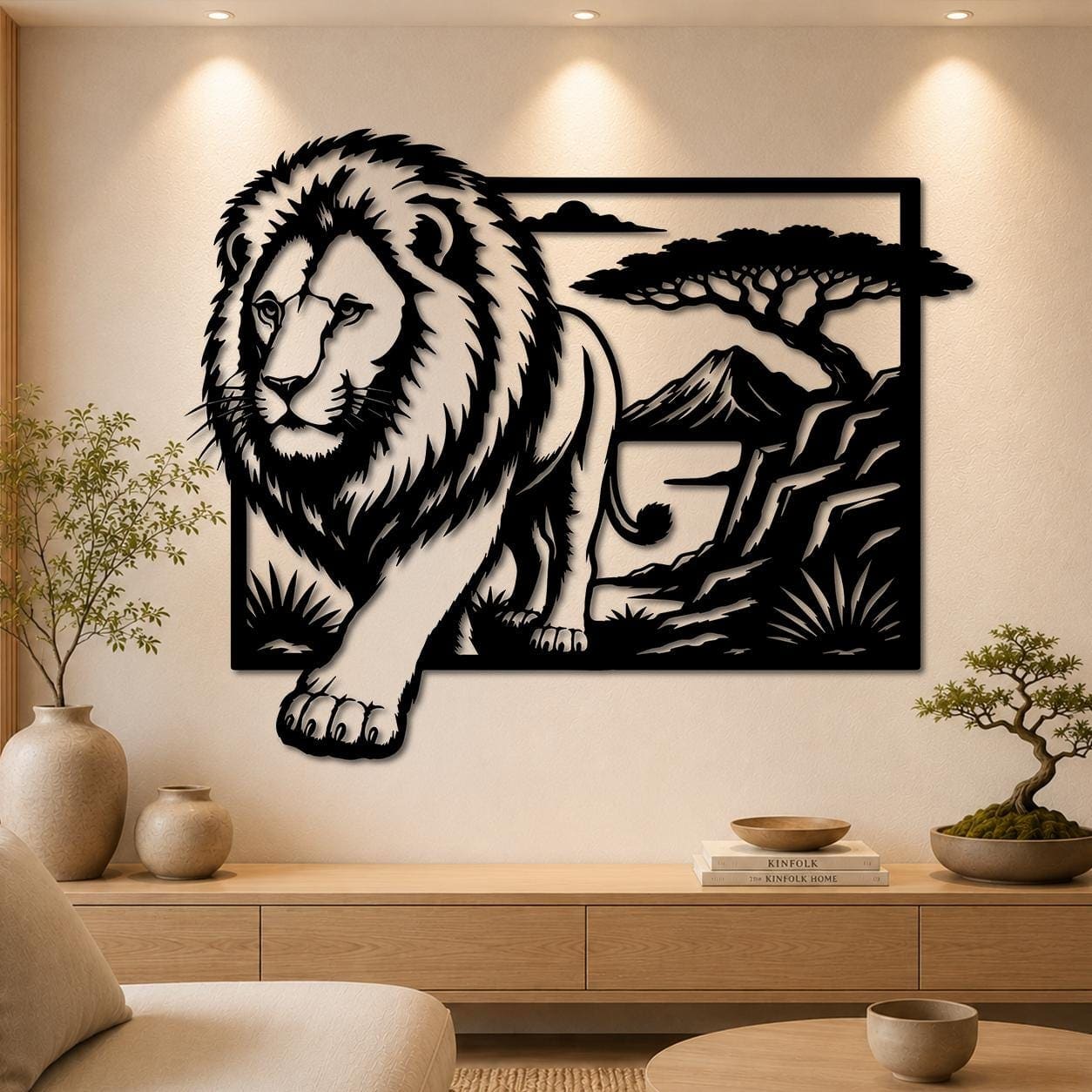 Art Mural Metalik – Luani Afrikan – punim artizanal çeliku nga AR-TI Atelier – foto 9