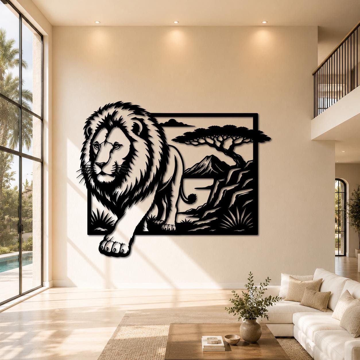 Art Mural Metalik – Luani Afrikan – punim artizanal çeliku nga AR-TI Atelier – foto 10