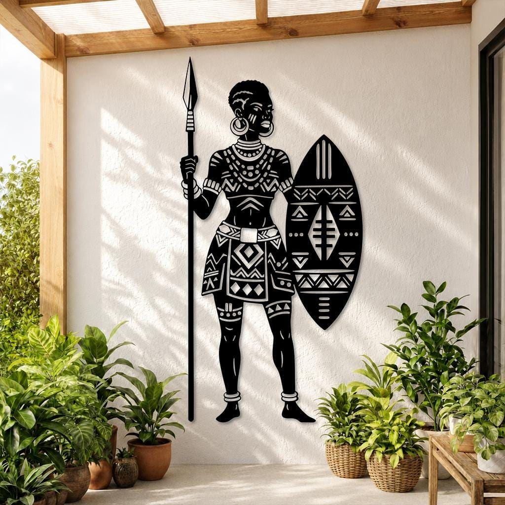 Art Mural Metalik – Luftëtarja Afrikane – punim artizanal çeliku nga AR-TI Atelier – foto 2