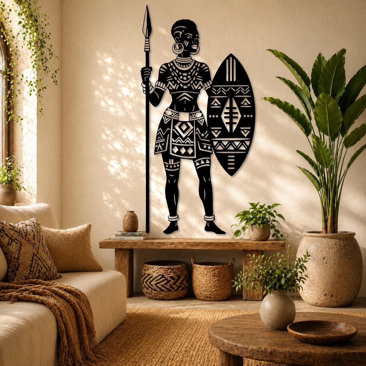 Art Mural Metalik – Luftëtarja Afrikane – punim artizanal çeliku nga AR-TI Atelier – foto 5