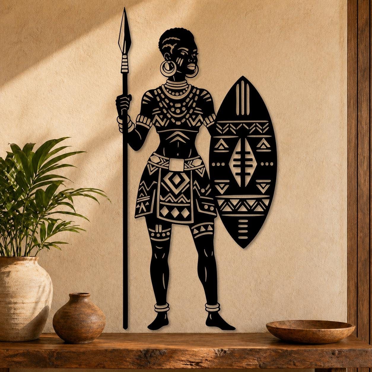 Art Mural Metalik – Luftëtarja Afrikane – punim artizanal çeliku nga AR-TI Atelier – foto 7