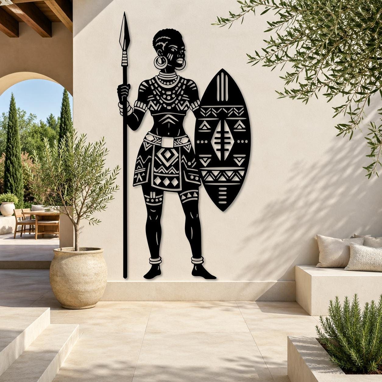 Art Mural Metalik – Luftëtarja Afrikane – punim artizanal çeliku nga AR-TI Atelier – foto 8